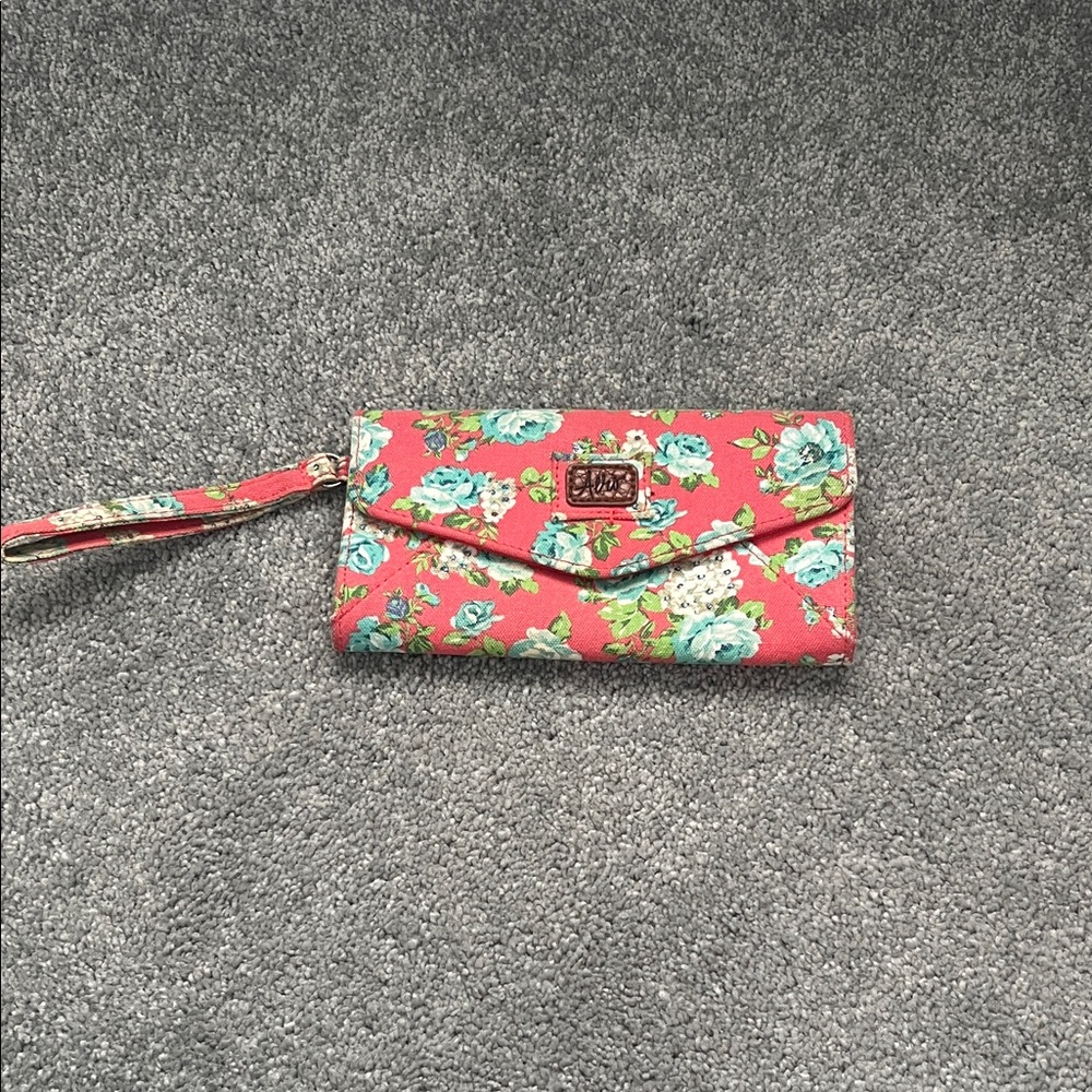 Floral Wristlet Clutch